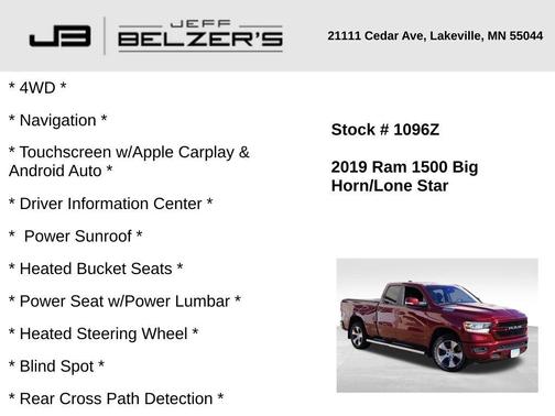 2019 RAM 1500 Big Horn