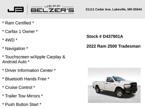 2022 RAM 2500 Tradesman