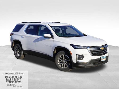 Summit White 2023 Chevrolet Traverse LT Cloth