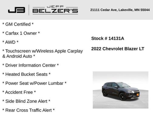 2022 Chevrolet Blazer 2LT