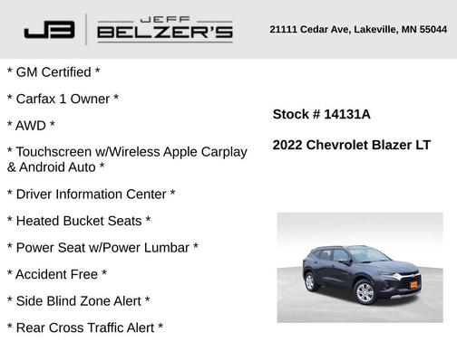 2022 Chevrolet Blazer 2LT