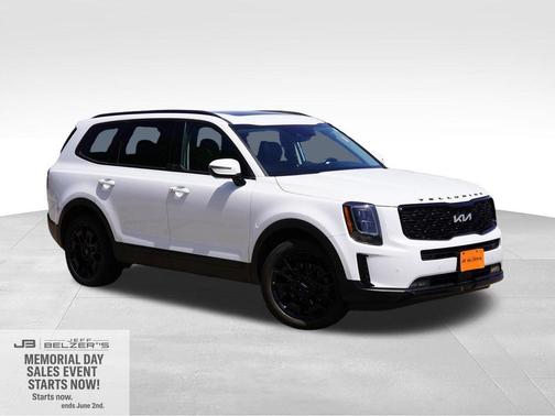 Glacial White Pearl 2022 Kia Telluride SX