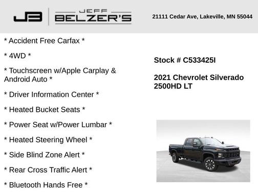 2021 Chevrolet Silverado 2500 LT