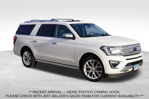 White Platinum Tri-Coat Metallic 2018 Ford Expedition Max Platinum