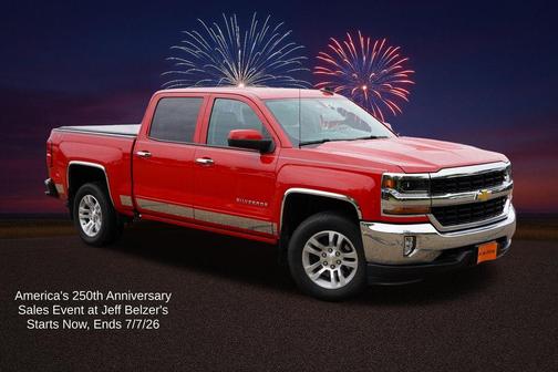 Red 2018 Chevrolet Silverado 1500 LT