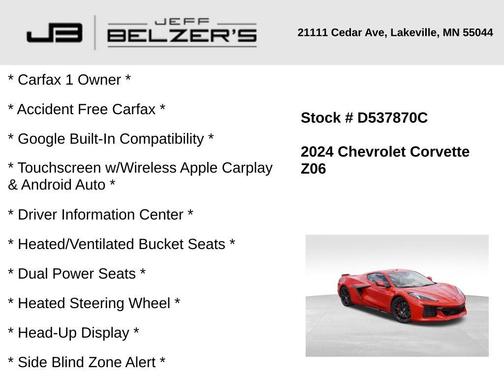2024 Chevrolet Corvette Z06