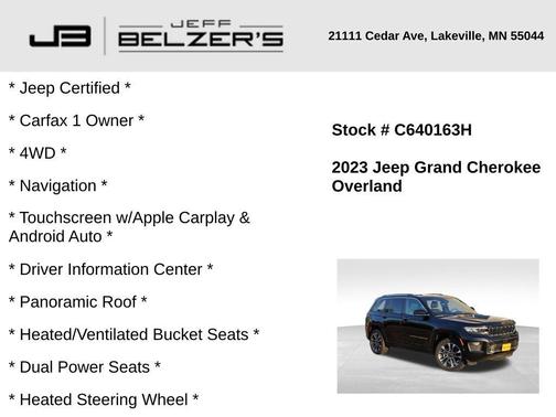 2023 Jeep Grand Cherokee Overland