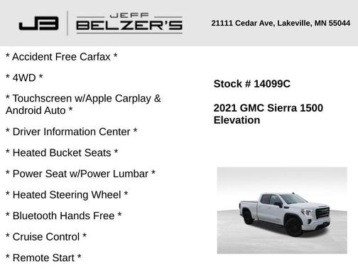 2021 GMC Sierra 1500 Elevation