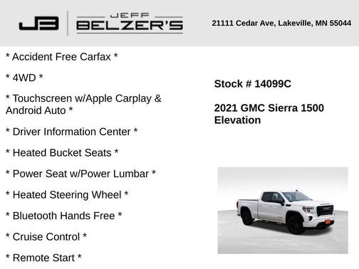 2021 GMC Sierra 1500 Elevation