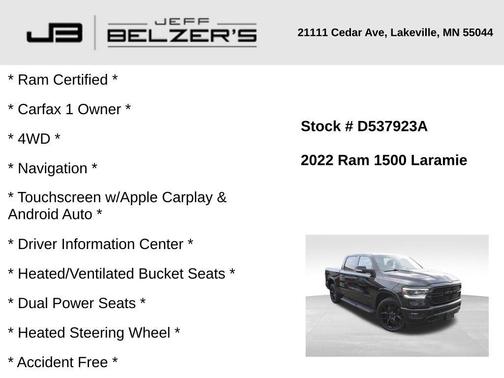 2022 RAM 1500 Laramie
