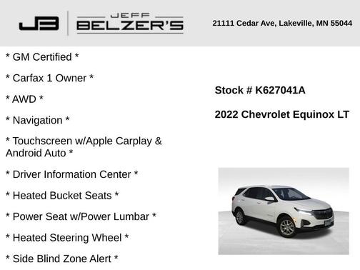 2022 Chevrolet Equinox 1LT