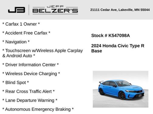 2024 Honda Civic Type R Base