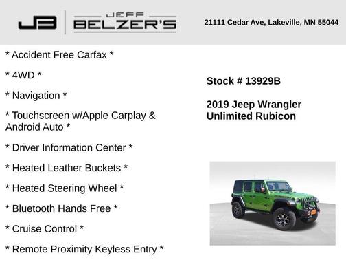 2019 Jeep Wrangler Unlimited Rubicon