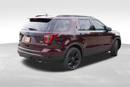 Burgundy Velvet Metallic Tinted Clearcoat 2019 Ford Explorer sport