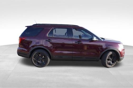 Burgundy Velvet Metallic Tinted Clearcoat 2019 Ford Explorer sport