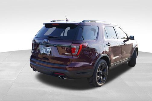 Burgundy Velvet Metallic Tinted Clearcoat 2019 Ford Explorer sport