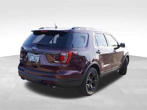 Burgundy Velvet Metallic Tinted Clearcoat 2019 Ford Explorer sport