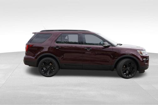 Burgundy Velvet Metallic Tinted Clearcoat 2019 Ford Explorer sport