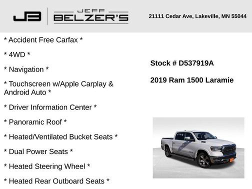 2019 RAM 1500 Laramie