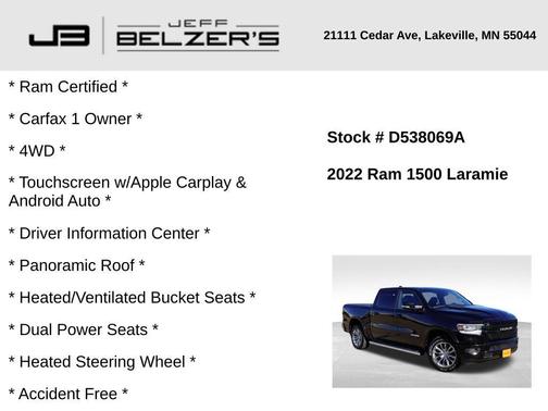 2022 RAM 1500 Laramie