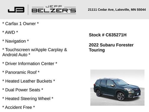 2022 Subaru Forester Touring