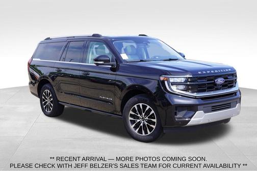 Black Metallic 2025 Ford Expedition Max Platinum