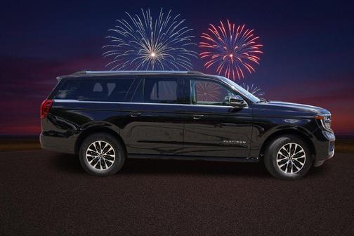 Agate Black Metallic 2025 Ford Expedition Max Platinum