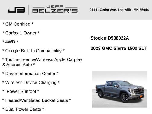 2023 GMC Sierra 1500 SLT