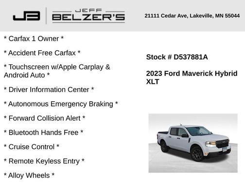 2023 Ford Maverick XLT