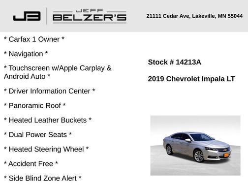 2019 Chevrolet Impala 1LT