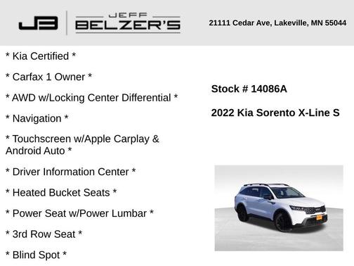 2022 Kia Sorento S