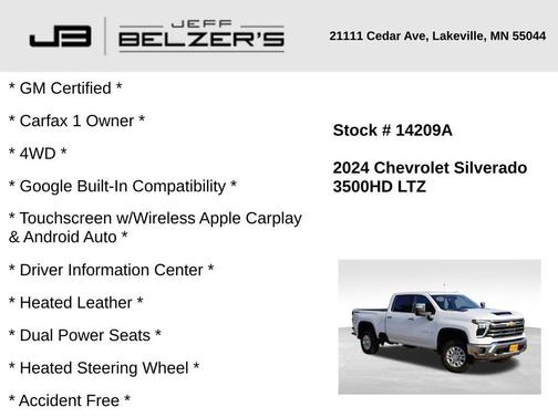 2024 Chevrolet Silverado 3500 LTZ