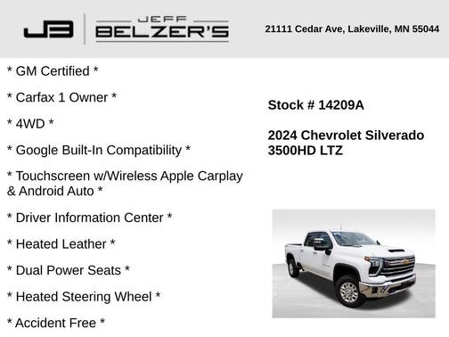 2024 Chevrolet Silverado 3500 LTZ