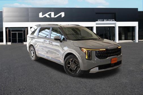 Ceramic Silver 2026 Kia Carnival Hybrid EX