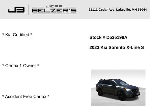 2023 Kia Sorento X-Line S