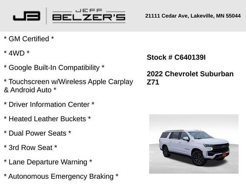 2022 Chevrolet Suburban Z71