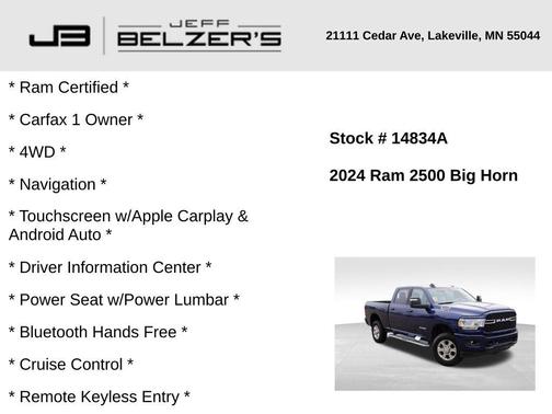2024 RAM 2500 Big Horn