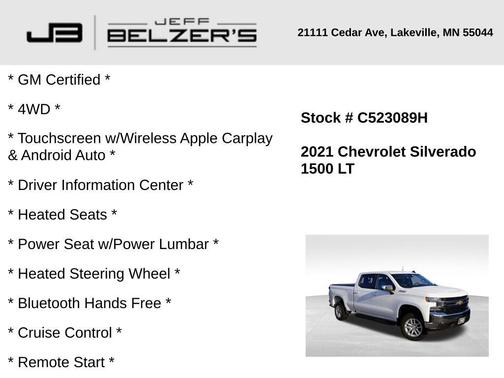 2021 Chevrolet Silverado 1500 LT