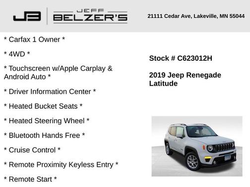 2019 Jeep Renegade Latitude