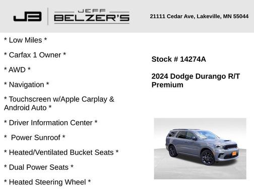 2024 Dodge Durango R/T