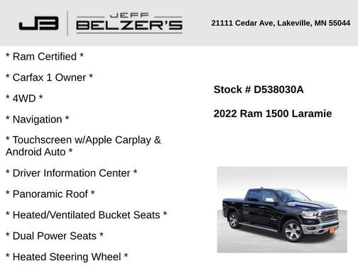 2022 RAM 1500 Laramie
