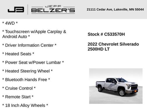 2022 Chevrolet Silverado 2500 LT