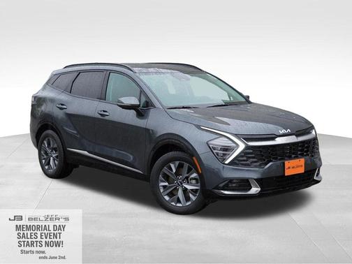 Gravity Gray 2025 Kia Sportage Hybrid SX-Prestige