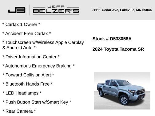 2024 Toyota Tacoma SR
