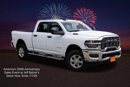 Bright White Clearcoat 2026 RAM 2500 Big Horn