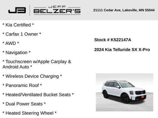 2024 Kia Telluride SX X-Pro