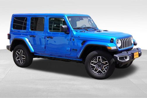 Hydro Blue Pearlcoat 2025 Jeep Wrangler Sahara