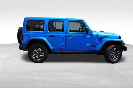Hydro Blue Pearlcoat 2025 Jeep Wrangler Sahara