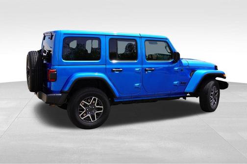 Hydro Blue Pearlcoat 2025 Jeep Wrangler Sahara