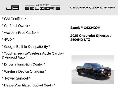 2025 Chevrolet Silverado 3500 LTZ
